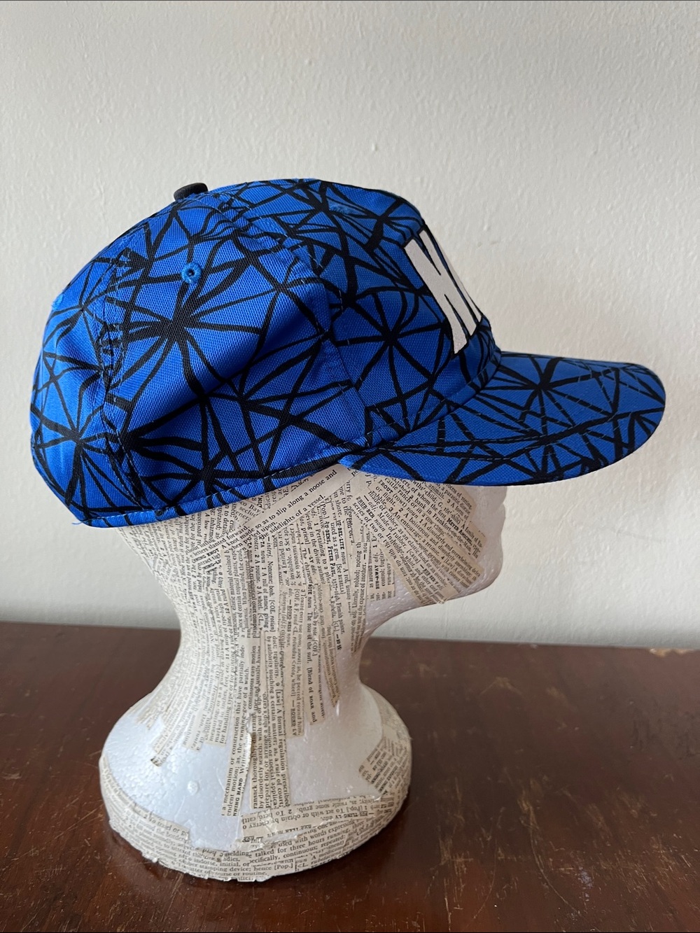 Nike Blue Graphic Five-Panel Cap with White Logo - Picture 5 of 12